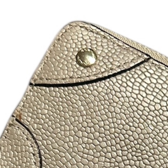 Coach Gold Textured Wallet - Picture 13 of 15